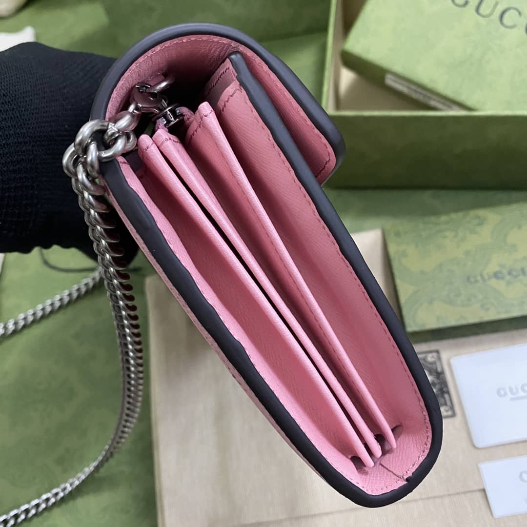 Gucci Dionysus Supreme GG Chain Wallet Replica 401231