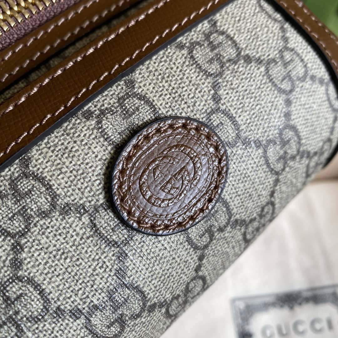Best Replica Gucci Interlocking GG Supreme Belt Bag Replica 682933(ColaReps)