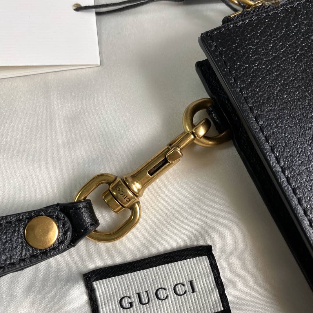 Gucci Animalier Leather Pouch Replica 523684
