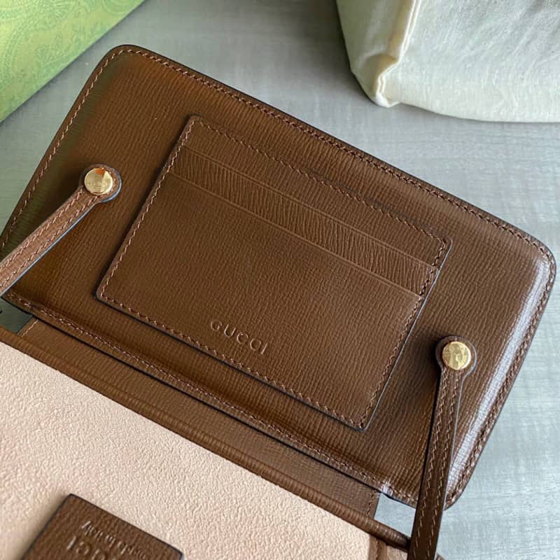 Gucci GG Clasp Closure Mini Camera Bag Replica 614368