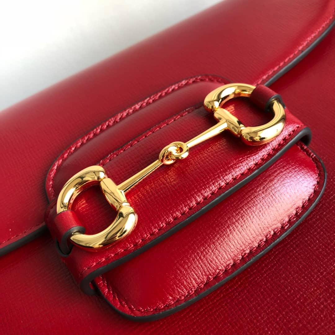 Gucci Horsebit 1955 Shoulder Bag Replica Red 602204