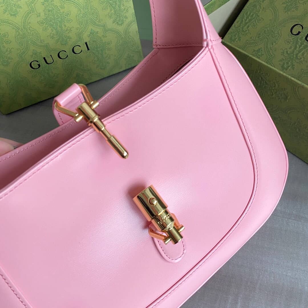Gucci GG Jackie 1961 Small Hobo Shoulder Bag Replica Pink 636709