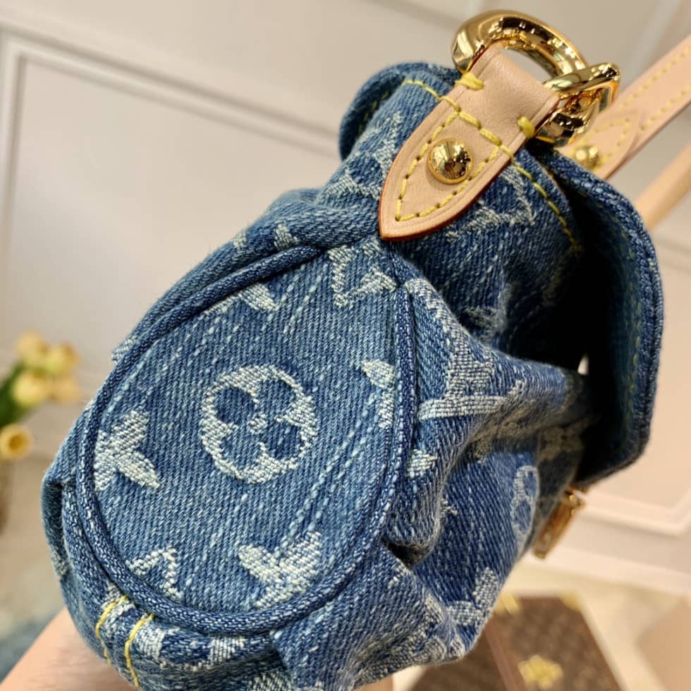 Louis Vuitton Mini Pleaty Denim Blue M95050 Replica Shoulder Bag