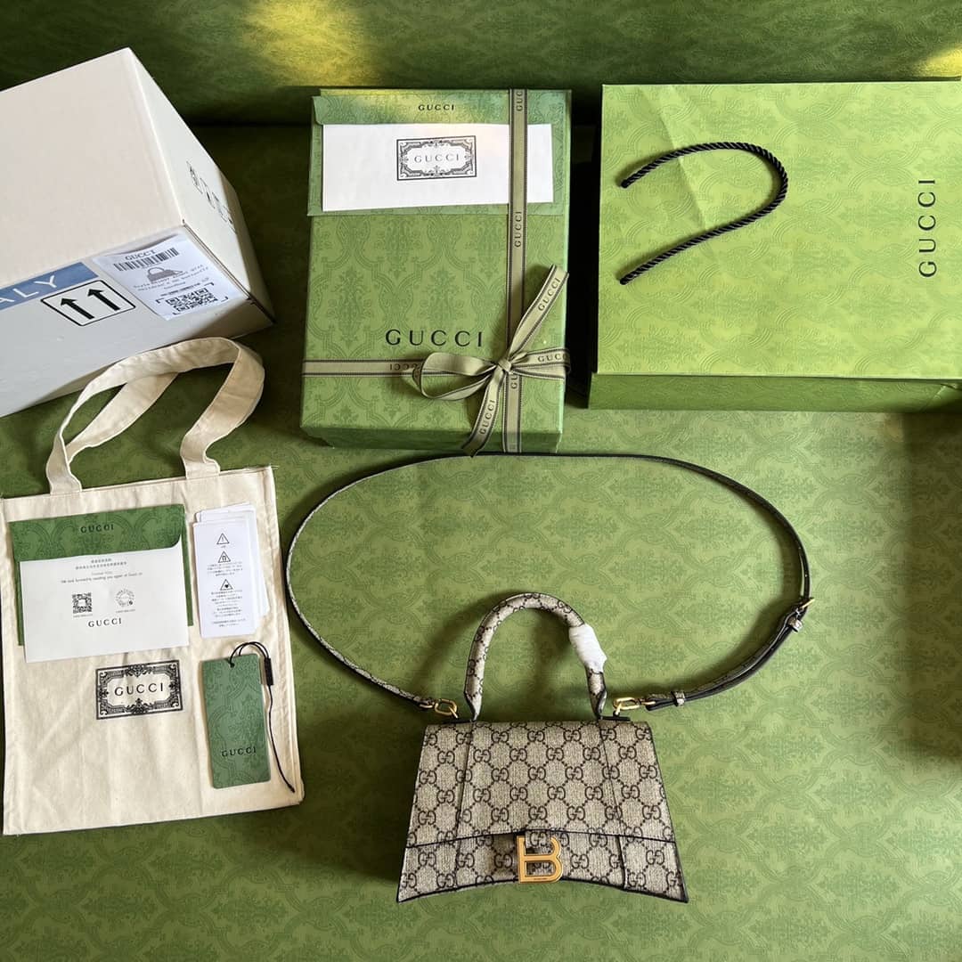 Gucci Bag Dupe x Balenciaga Small Hourglass 681697