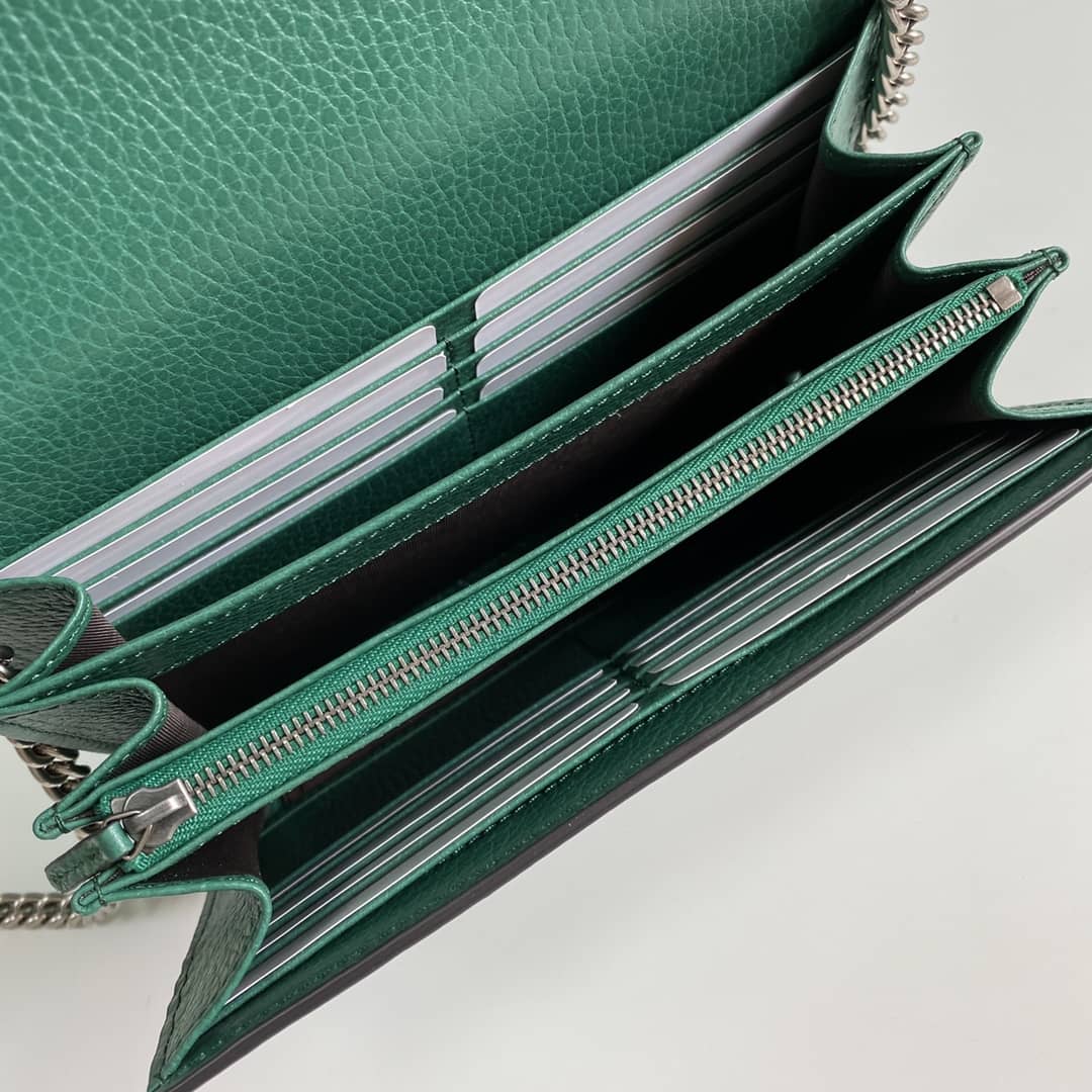 Gucci Dionysus Supreme GG Chain Wallet Replica 401231