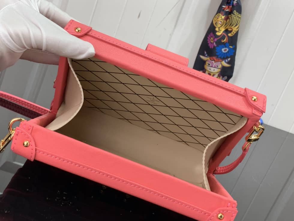 Louis Vuitton Petite Malle Flou Pink M20745 Replica Trunk Box