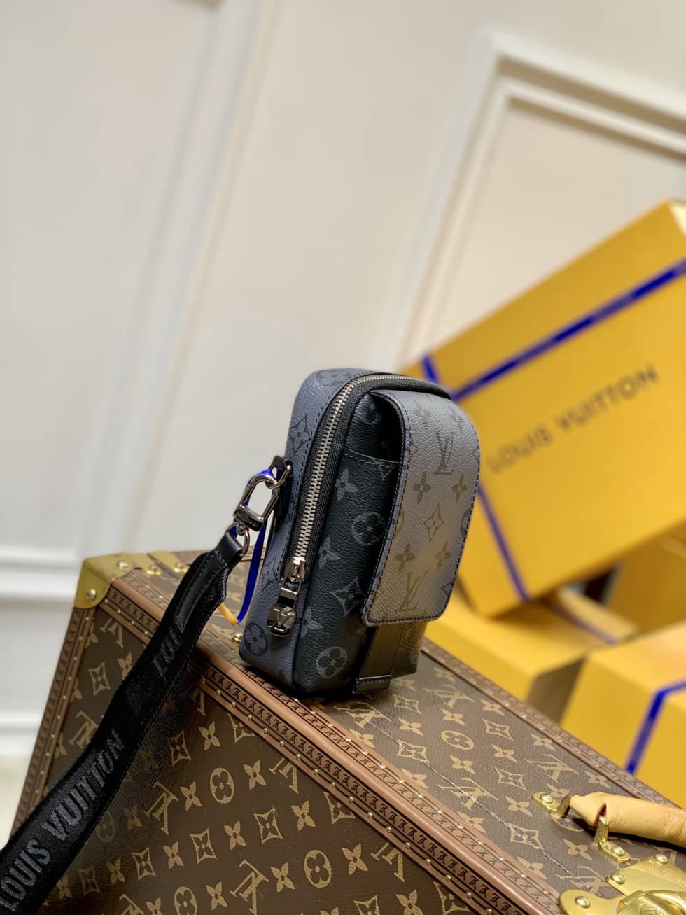 Louis Vuitton x Nigo Flap Double Pouch Gery M81005 Replica Phone Bag