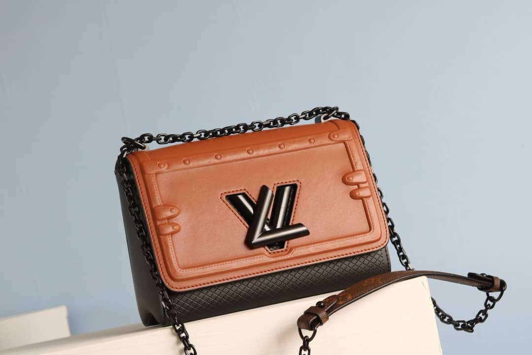Louis Vuitton Twist Epi Handbag Replica Brown M50320