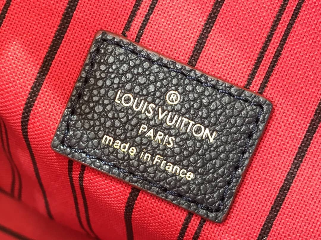 Louis Vuitton Pochette Metis Marine Leather Black M44071 Replica Shoulder Bag