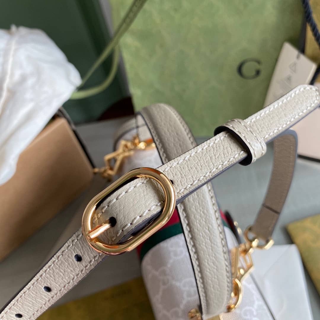 Gucci Ophidia Small Top Handle Shoulder Bag With Web 651055 Replica