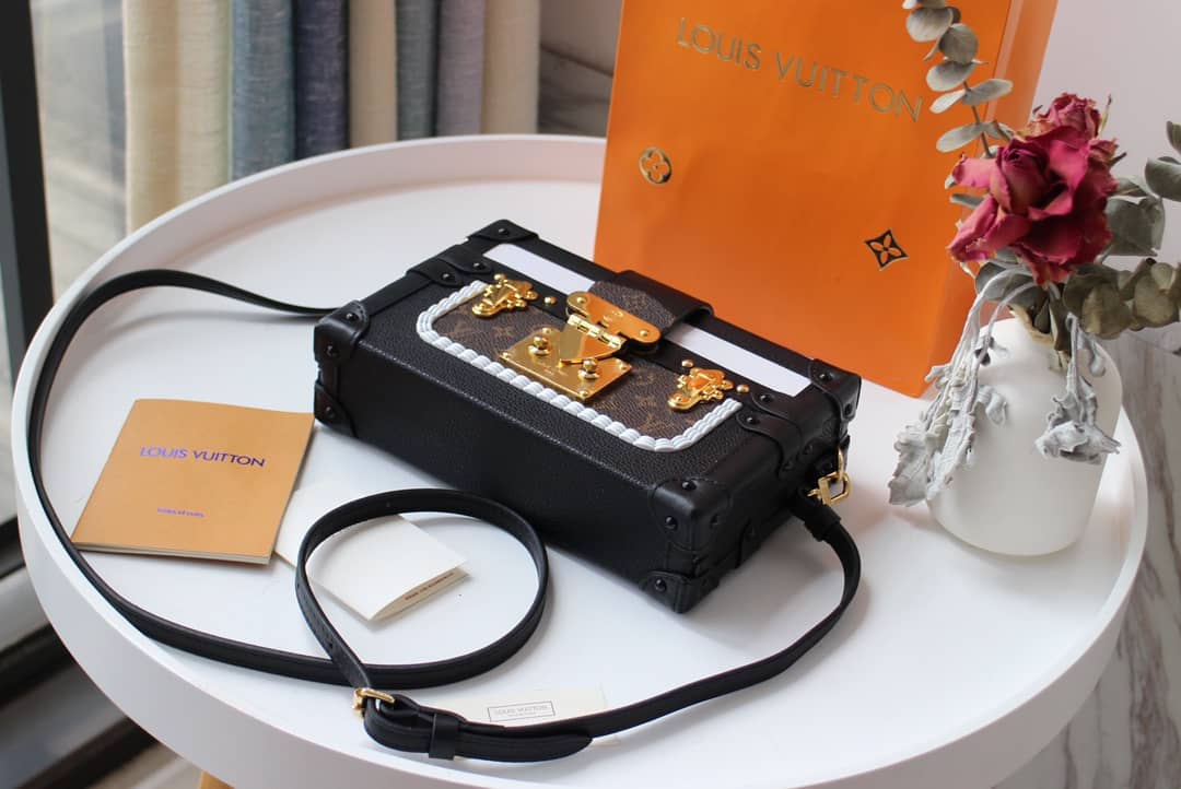 Louis Vuitton Monogram Canvas Petite Malle Replica Handbag M55436