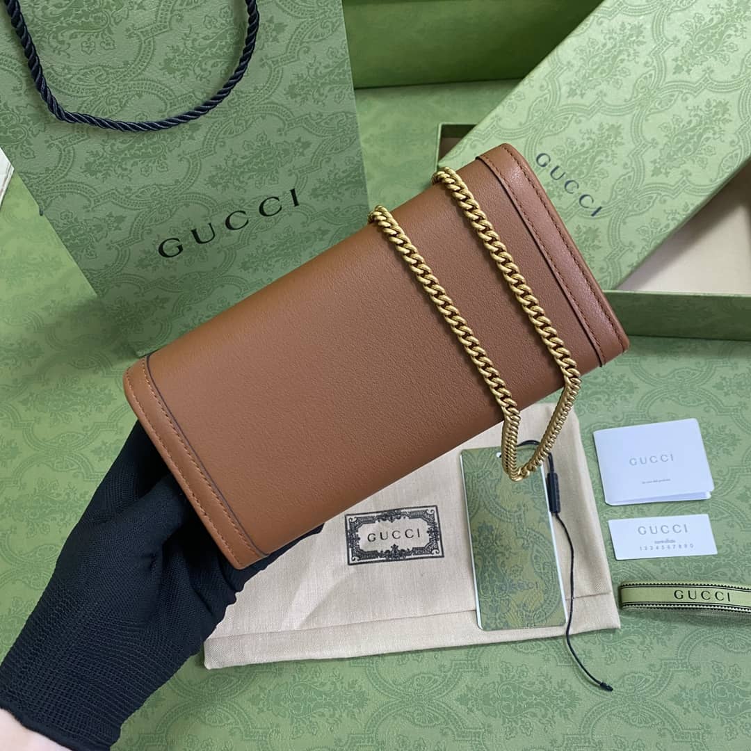 Gucci Diana Bamboo Chain Wallet Replica 658243
