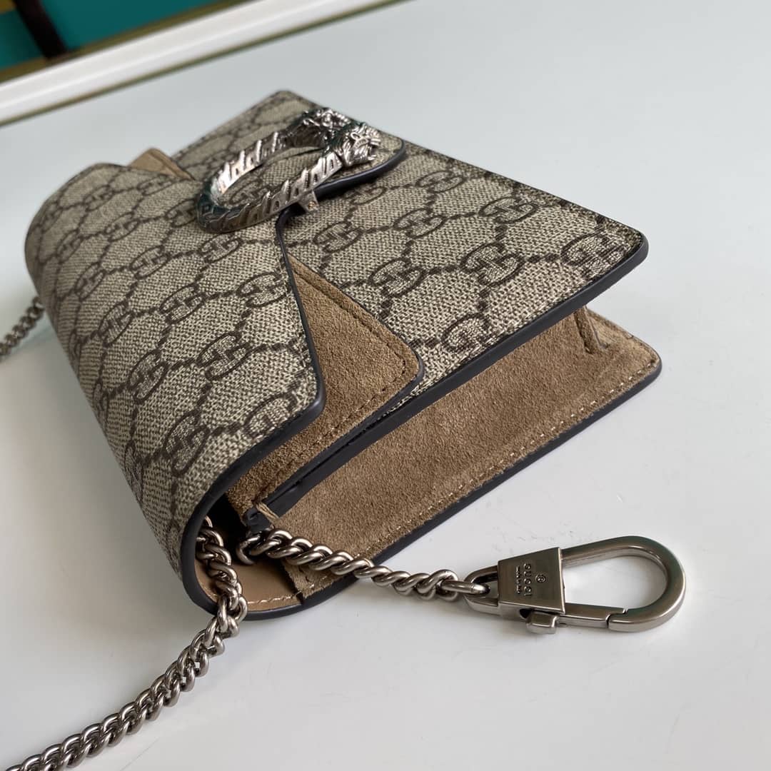 Gucci Dionysus GG Tweed Super Small Crossbody Bag Replica 476430