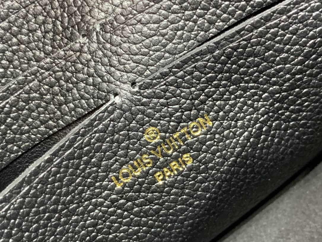 Best Replica Louis Vuitton Vavin Chain Empreinte Leather Replica Bag Black M63398(ColaReps)