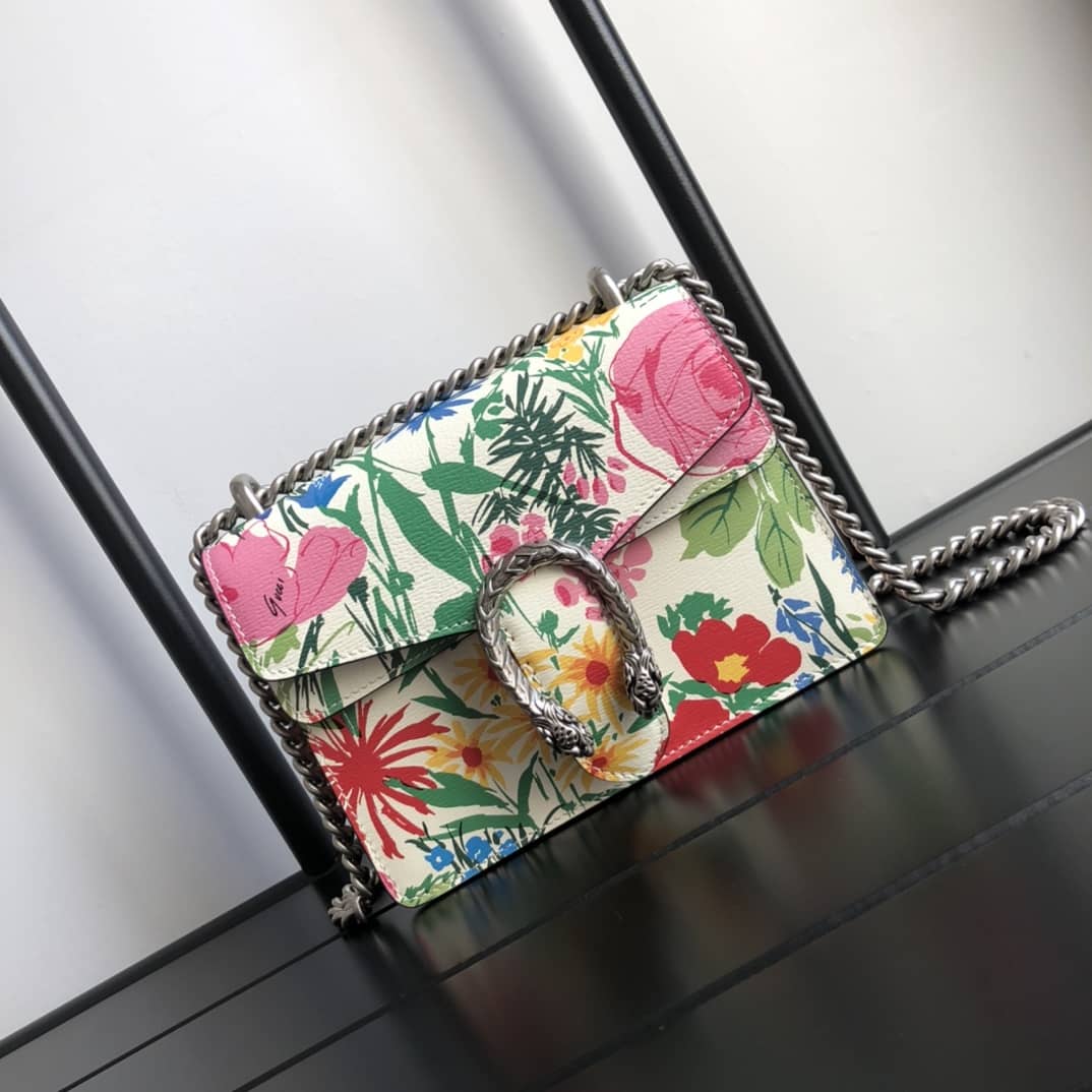 Gucci GG Supreme Dionysus 2way Mini Chain Shoulder Bag Replica Colorful 421970