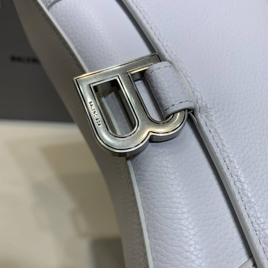 Balenciaga Hourglass Leather Top Handle Replica Bag