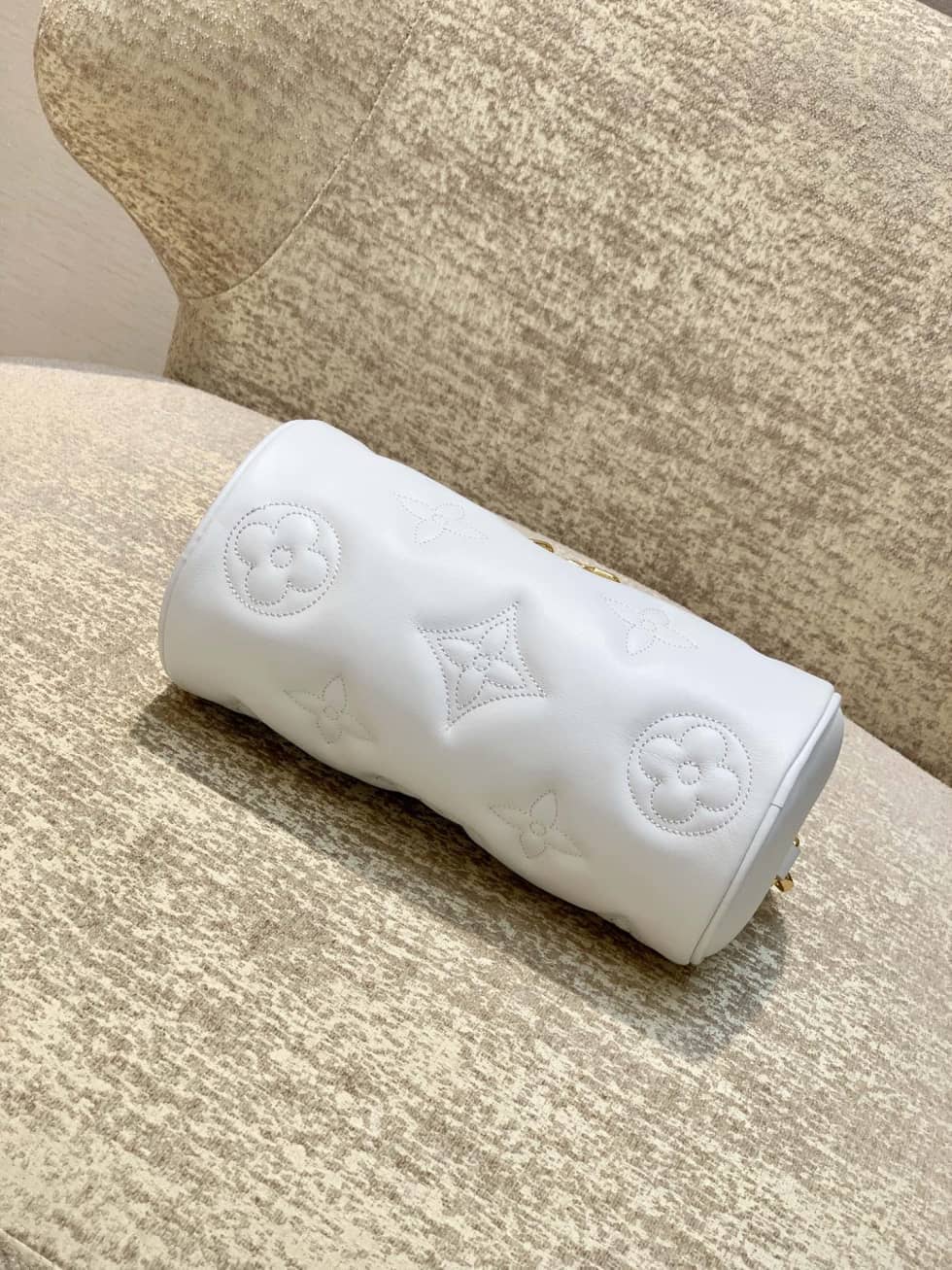 Louis Vuitton Papillon BB White M59826 Replica Shoulder Bag