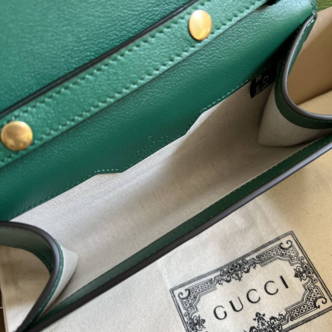 Gucci GG Small Top Handle Tote Bag With Bamboo 675794 Replica