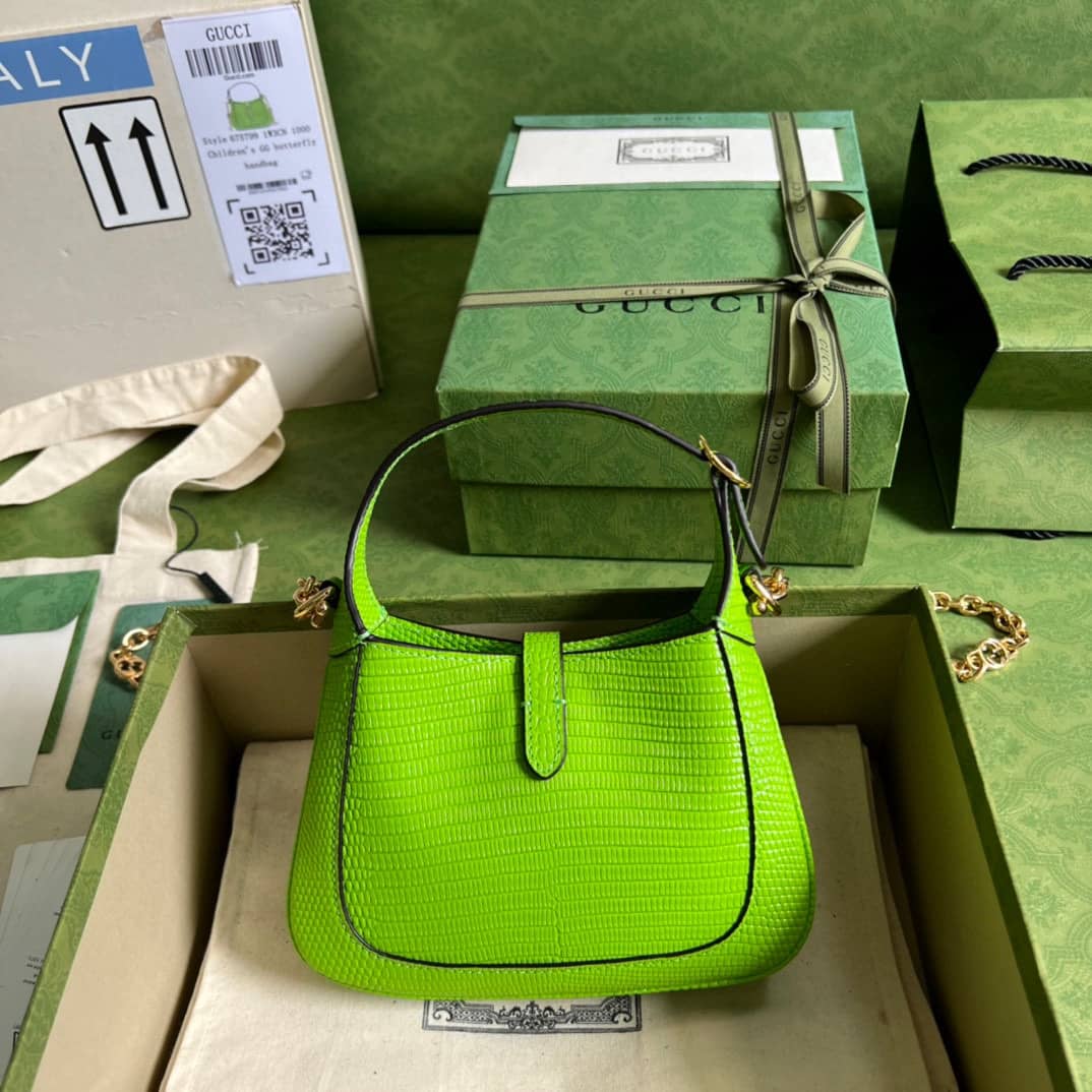 Gucci Jackie 1961 Mini Shoulder Bag Green 675799 Replica