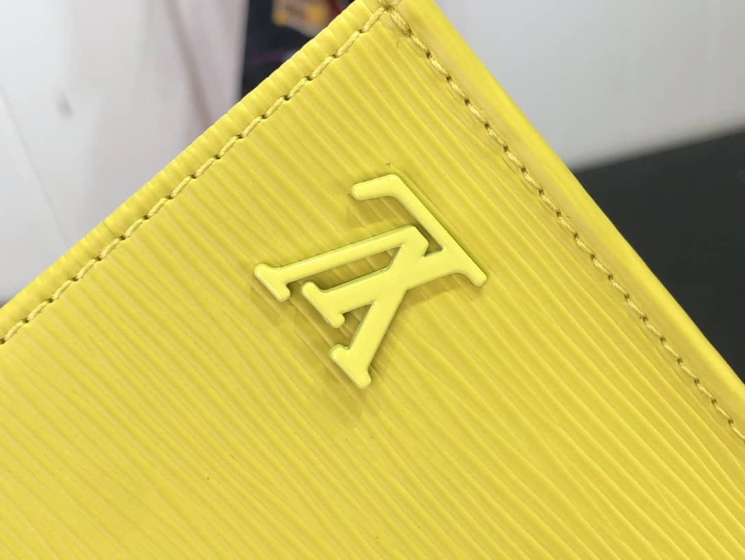 Louis Vuitton Petit Sac Plat Flat Shoulder Bag Replica Yellow M80169