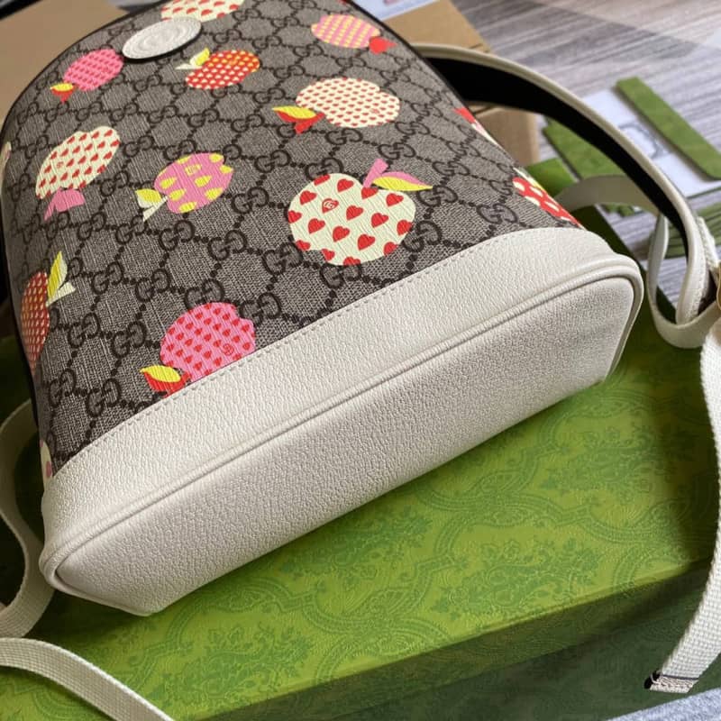 Gucci Disney Small Supreme Replica Backpack Brown 552884