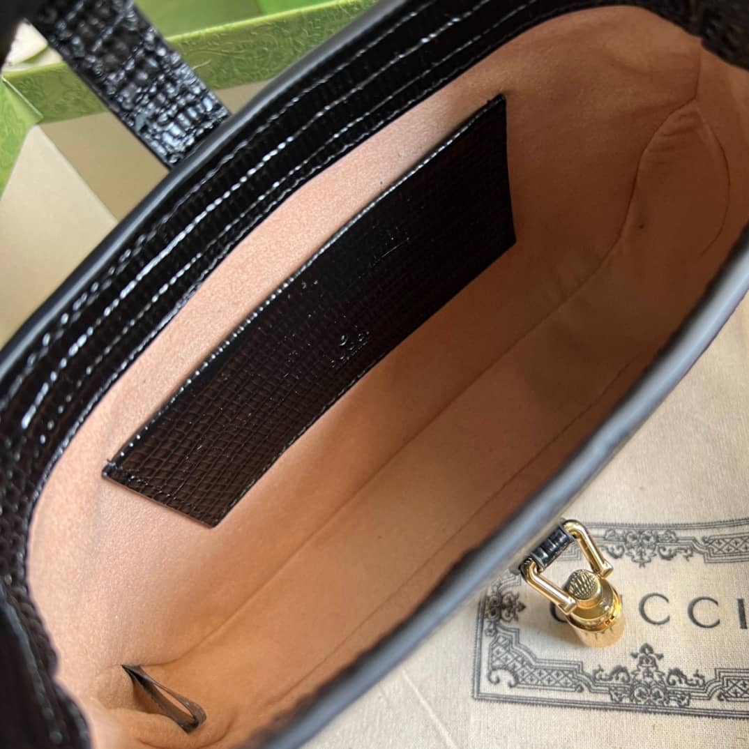 Gucci Jackie 1961 Mini Shoulder Bag Black 675799 Replica