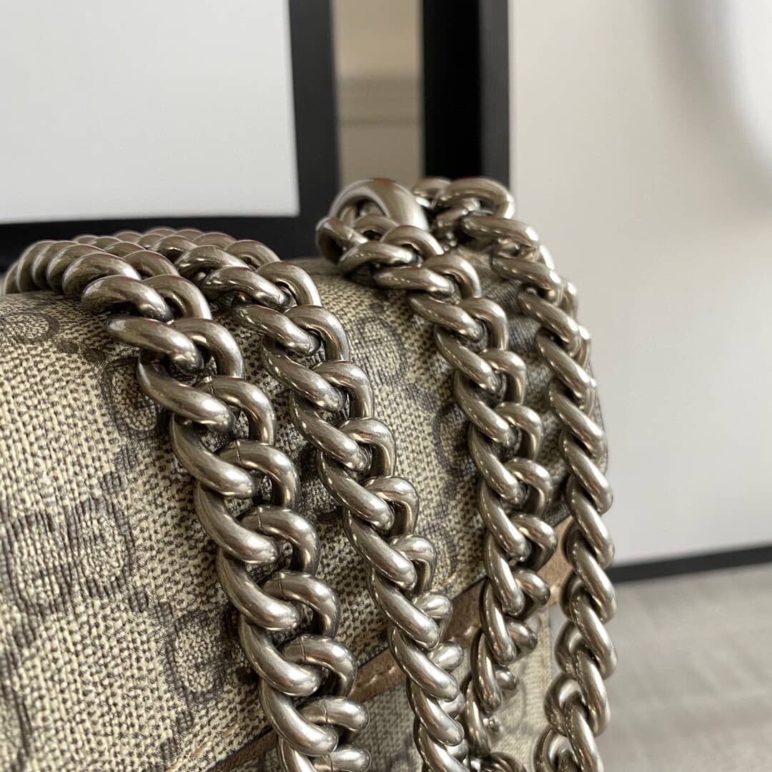 Gucci GG Dionysus Small Shoulder Bag Replica Brown 499623