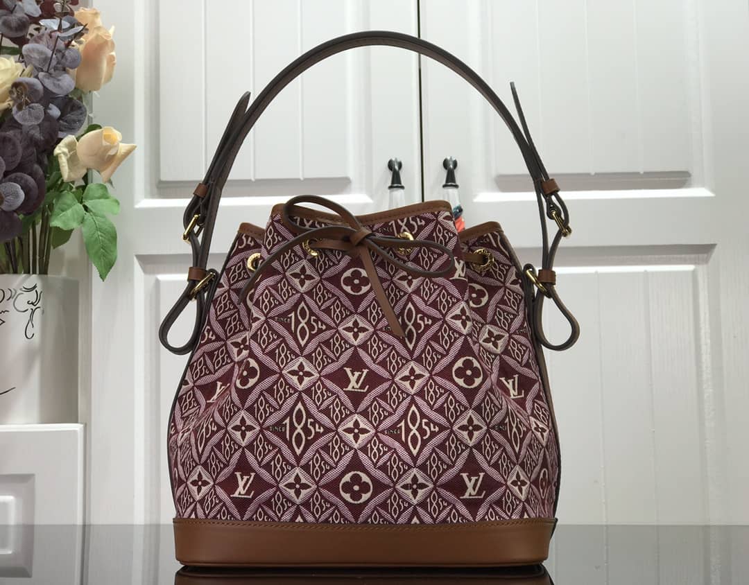 Louis Vuitton Monogram Jacquard Since 1854 Petit NOE Replica Bag M57154