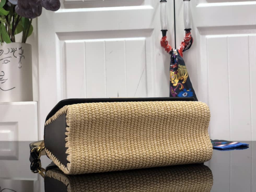Louis Vuitton Twist MM Raffia Replica Bag M57648