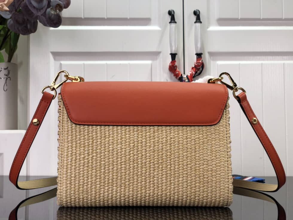 Louis Vuitton Twist MM Raffia Replica Bag M57648