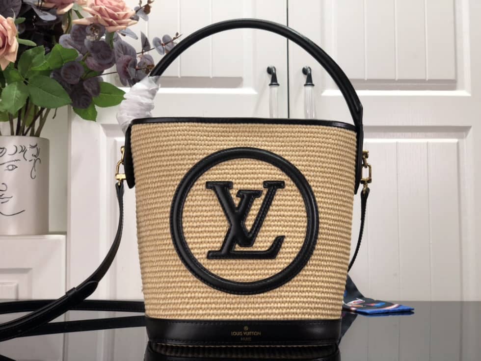 Louis Vuitton Petit Caramel Black M59962 Replica Bucket Bag