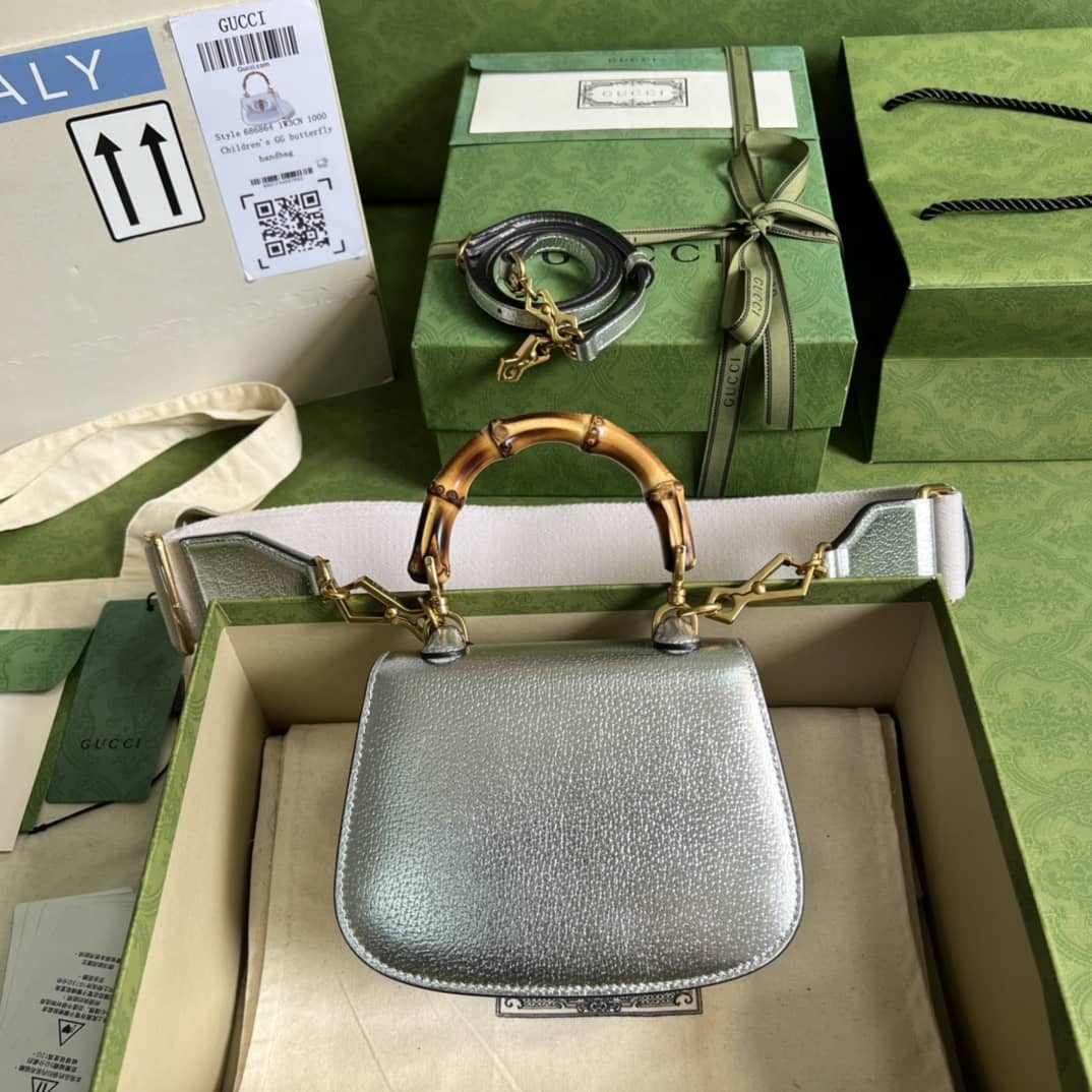Gucci Bamboo 1947 Mini Top Handle Shoulder Bag 686864 Replica