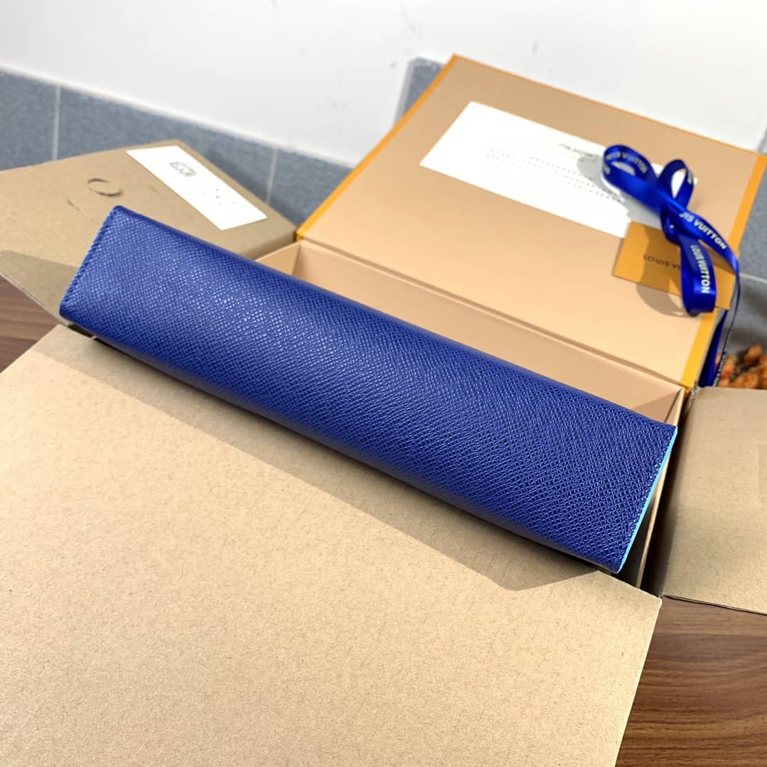 Louis Vuitton Pochette Voyage MM Pouch Blue M30395 Replica