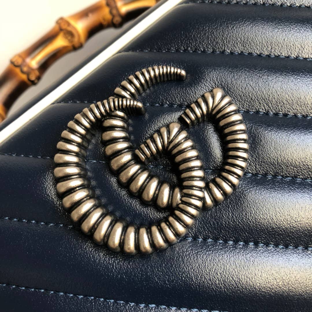 Gucci Bamboo Handle Marmont Shoulder Bag Replica 602270