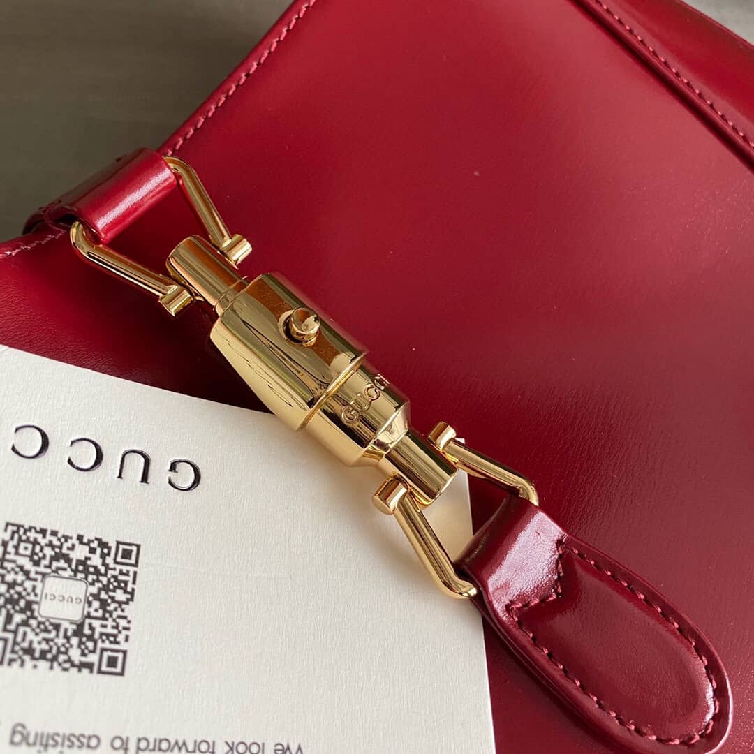 Gucci GG Jackie 1961 Small Hobo Shoulder Bag Replica Red 636709
