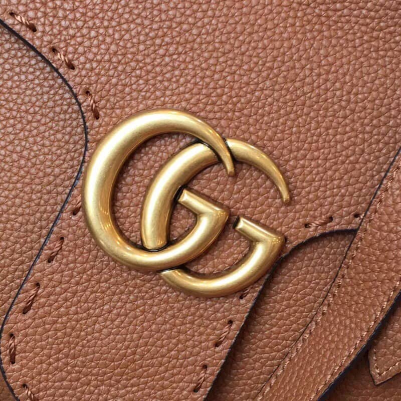 Gucci GG Marmont 2Way Shoulder Bag Replica Brown 421890