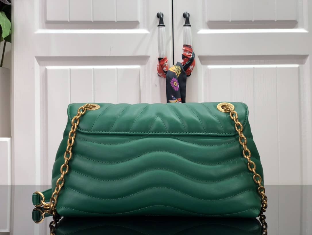 Louis Vuitton New Wave Chain Replica Bag H24 Green M58552