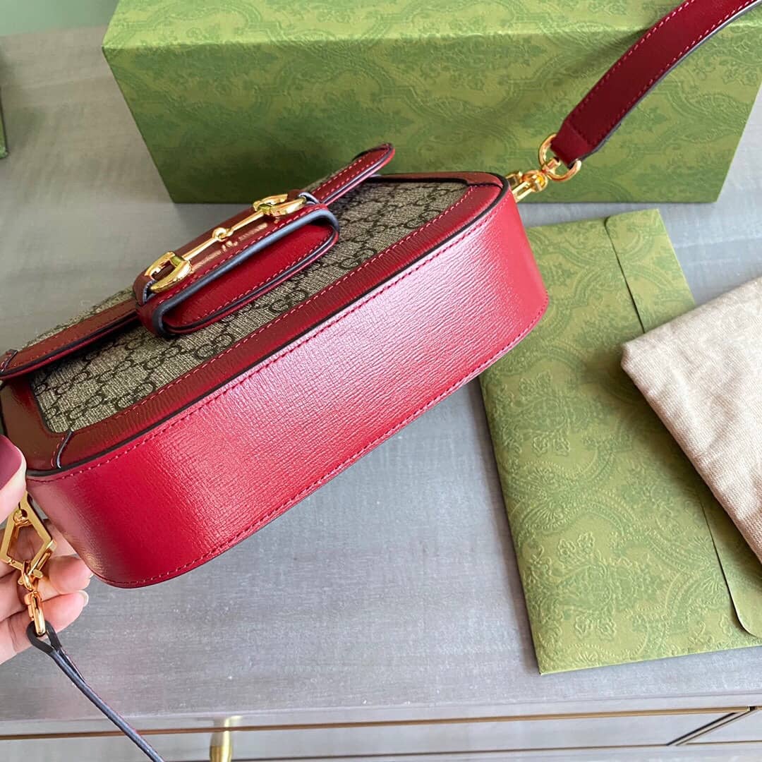 Gucci Horsebit 1955 Mini Bag Replica Red 658574