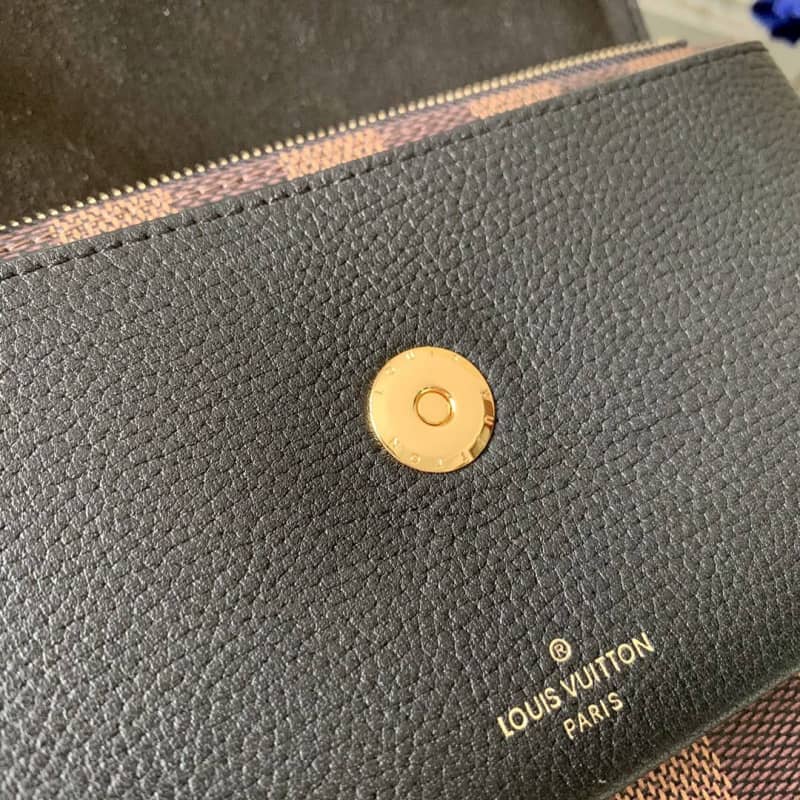 Louis Vuitton Vavin Chain Wallet Replica Bag Black N60221