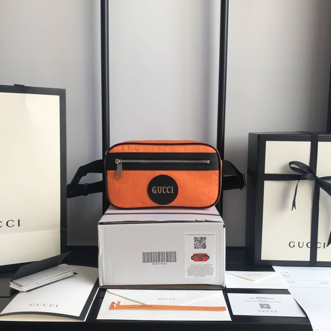Gucci Off The Grid GG Belt Bag Replica Orange 631341