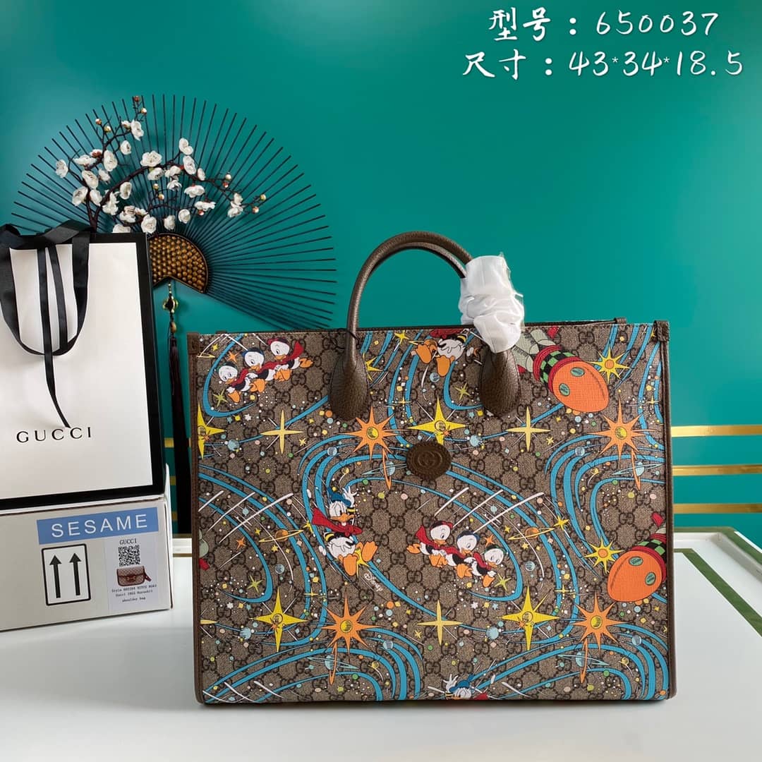 Gucci x Disney Donald Duck Tote Replica 650037