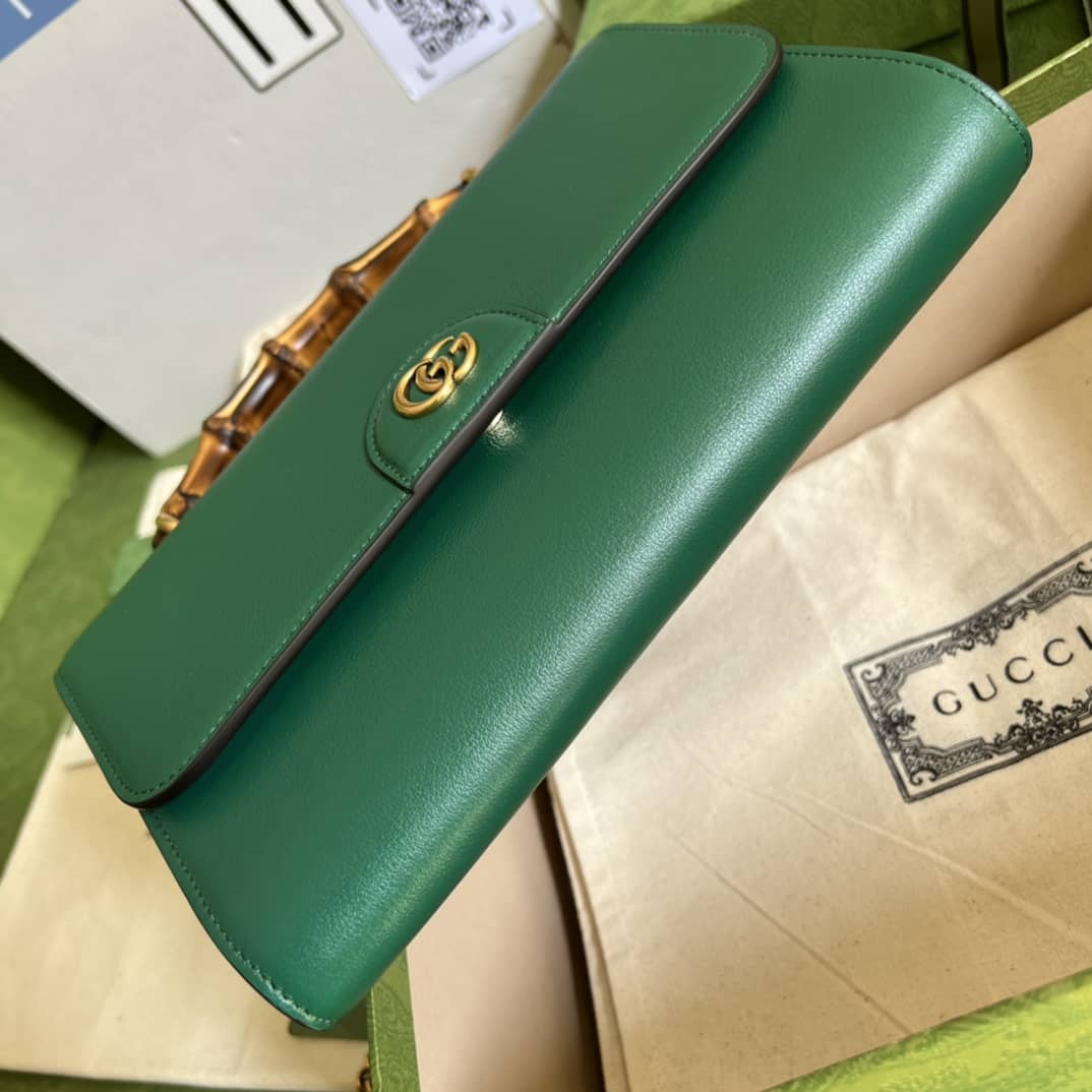 Gucci GG Large Top Handle Bag With Bamboo 675795 Replica