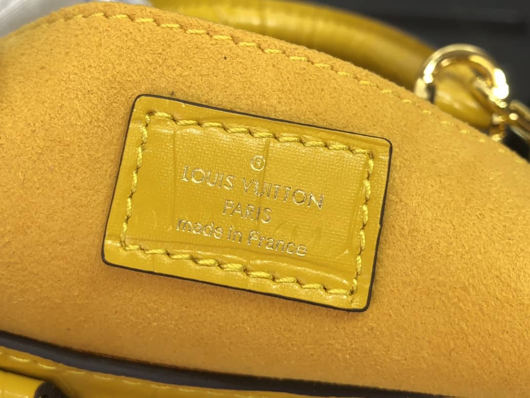 Louis Vuitton Petit Sac Plat Flat Shoulder Bag Replica Yellow M80169