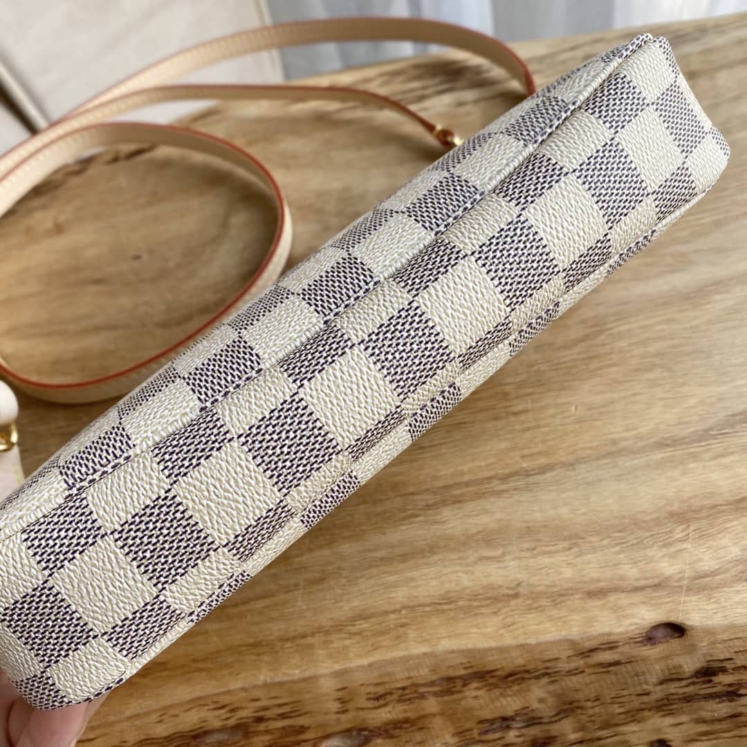 Louis Vuitton Pochette Dupe Damier Azur  Accessories M51980 Gray