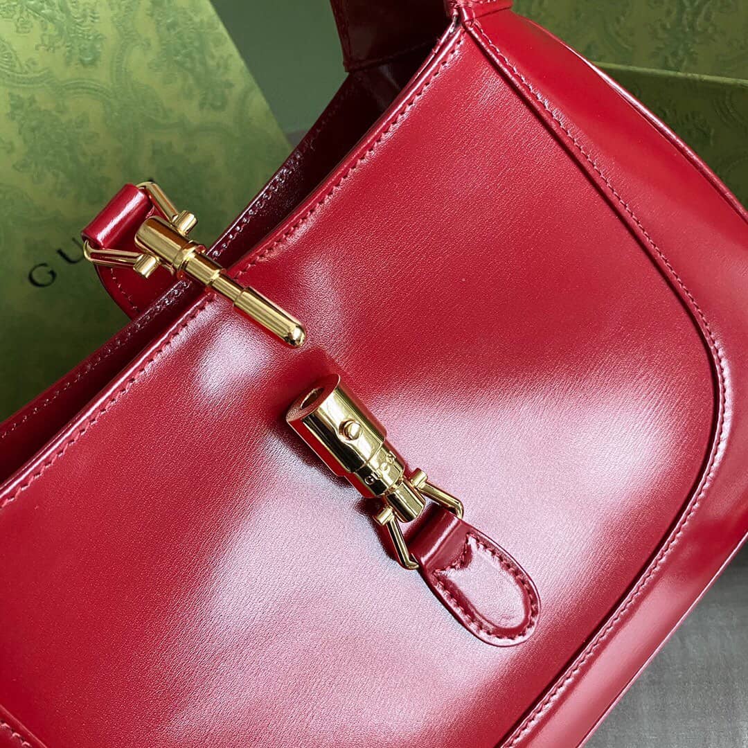 Gucci GG Jackie 1961 Small Hobo Shoulder Bag Replica Red 636709