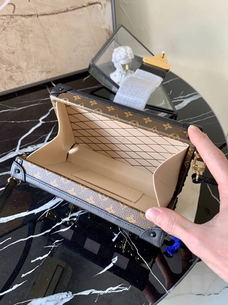 Louis Vuitton Peptite Malle 2 Tone Replica Trunk M55520