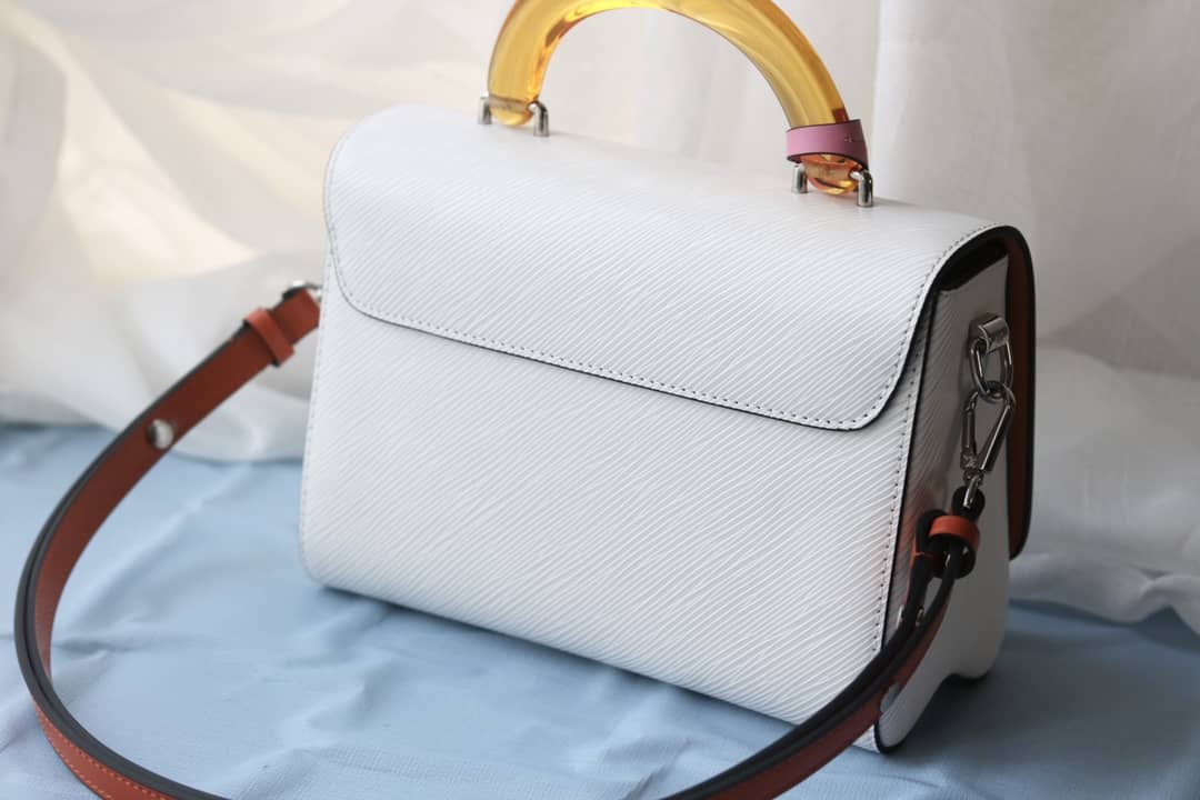Louis Vuitton Epi Twist PM Chain White M50332 Replica Crossbody Bag