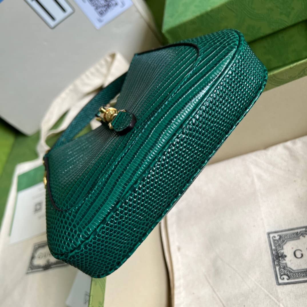 Gucci Jackie 1961 Mini Shoulder Bag Green 675799 Replica