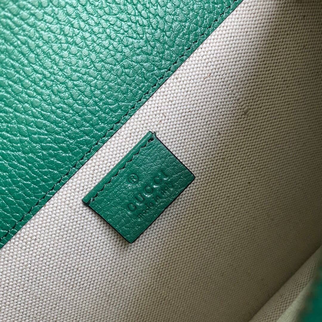Gucci Dionysus Dupe GG Supreme Dionysus Chain Replica Shoulder Bag Green 400249