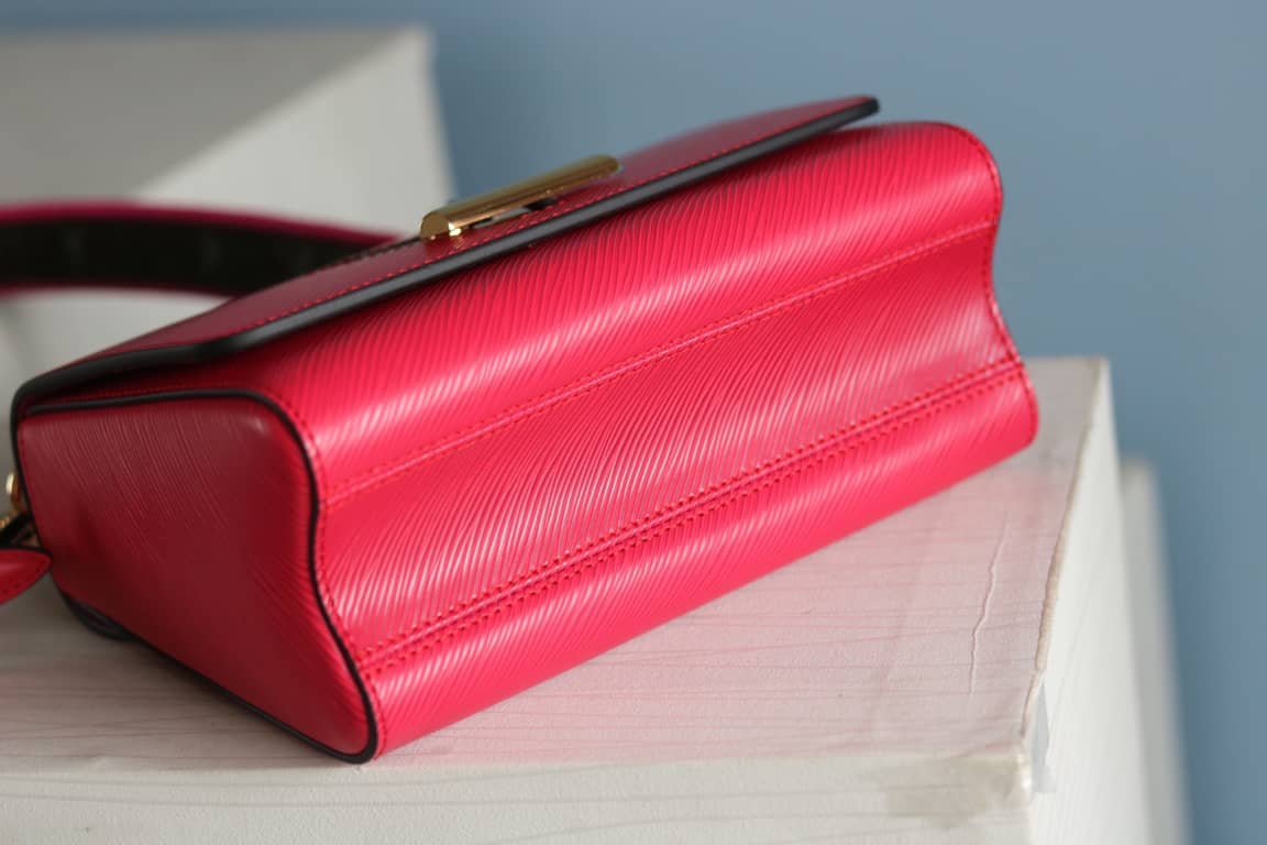 Louis Vuitton Textured Epi Leather Twist Series Bag Red